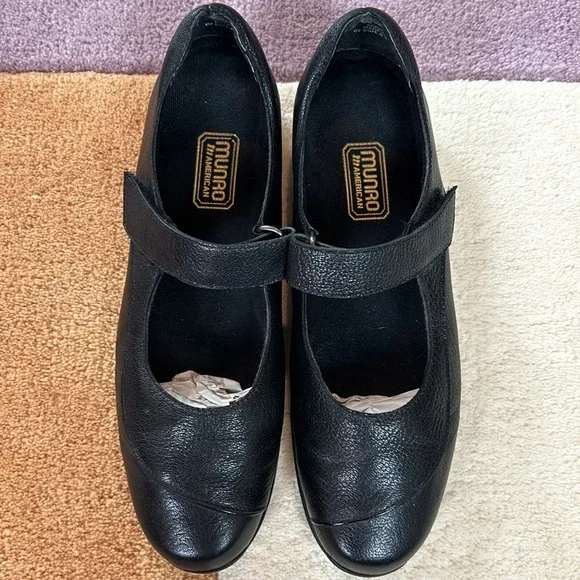 Munro Woman’s American Leather Mary Jane Flat 8.5 - Picture 10 of 17